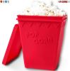 Silicone Microwave Popcorn Popper Popcorn Maker Bowl Oven Popcorn Maker Healthy Air Popped Popcorn Bowl Bpa Free and Dishwasher Safe 5 Core POP BWL R