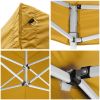 10X20ft EZ Pop Up Canopy Folding Gazebo/Yellow