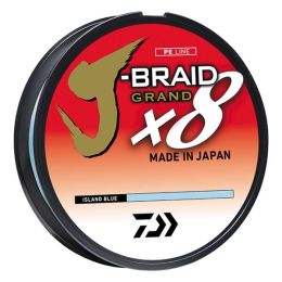 Daiwa J-Braid Grand 8X 300YDS Island Blue (Color: Blue, Material: Fiber)