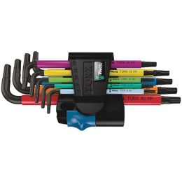 Wera TORX L-Key Wrench Set (9-Piece) (Material: Plastic)